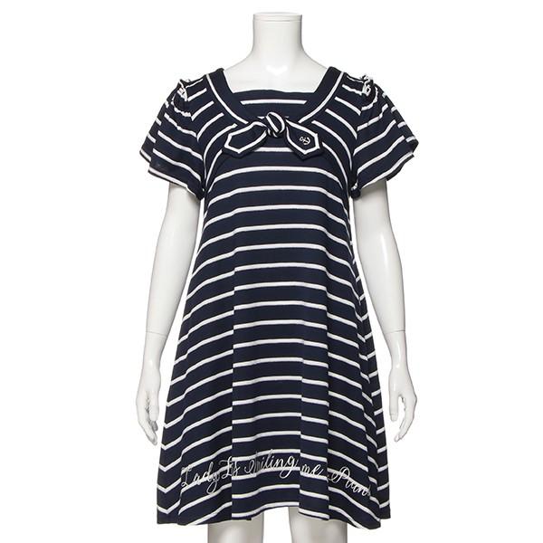 メゾピアノジュニア Mezzo Piano Junior ボーダーマリンワンピース ナルミヤオンラインpaypayモール店 通販 Paypayモール