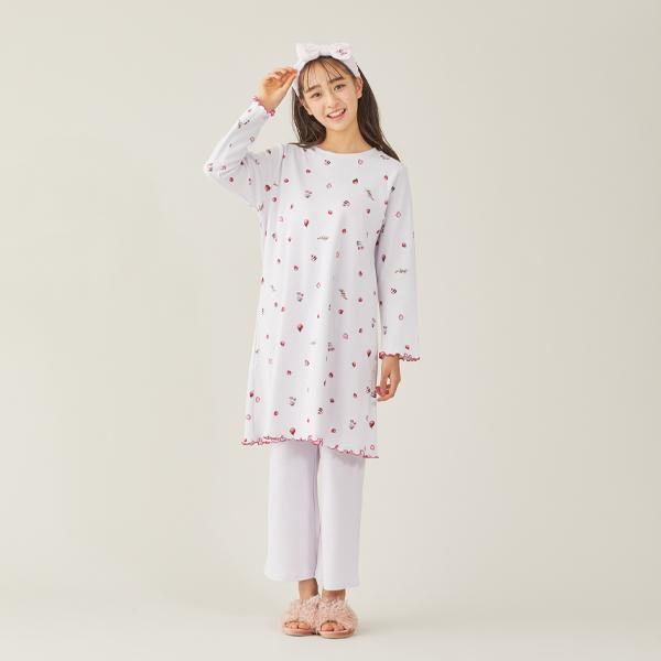 メゾピアノ　総柄ルームウェア メゾ ピアノ(mezzo piano)のルームウェア/パジャマ- 子ども服の