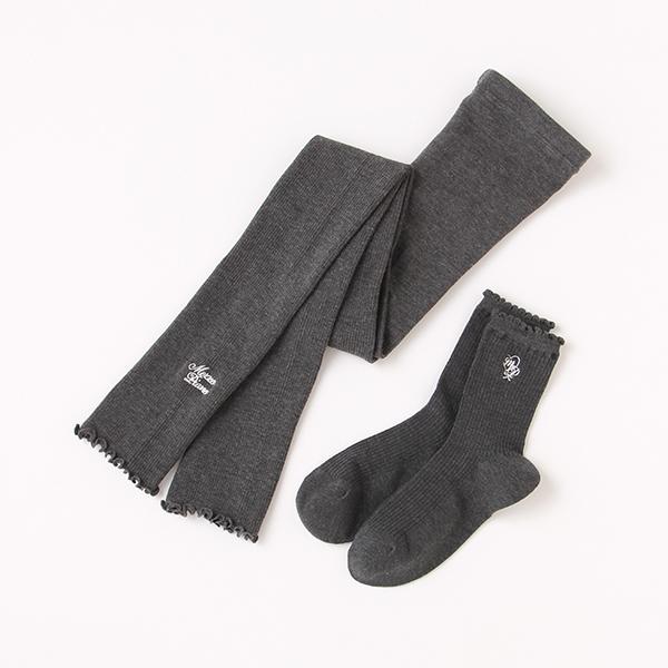 メゾピアノジュニア(mezzo piano junior)3WAYタイツ（レギンス＆クルー  