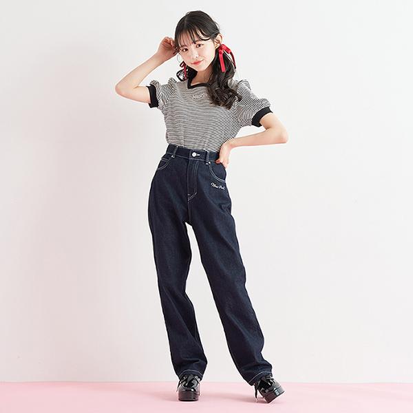 メゾピアノジュニア(mezzo piano junior)さらり涼しい美脚ストレート  