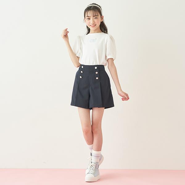 新品　メゾピアノジュニア 150 長袖 トレーナー ショートパンツ セット 20230801181347049_1000.jpg