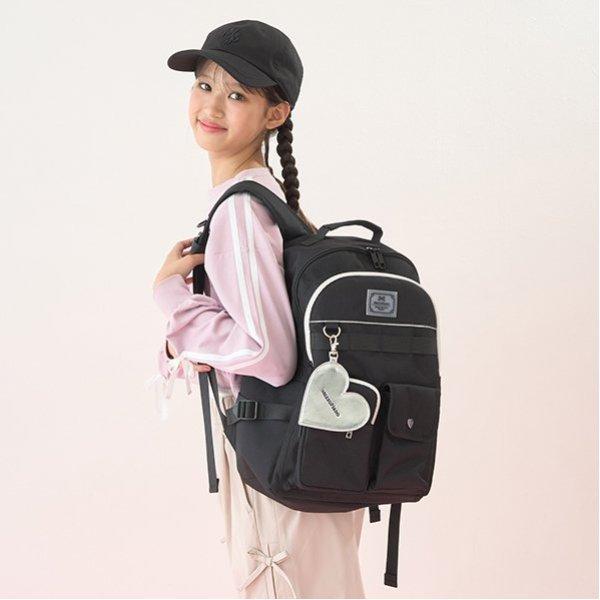 メゾピアノジュニア　ハートケースつきリュック mezzo piano Junior（メゾピアノ ジュニア） ハートコインケースつき