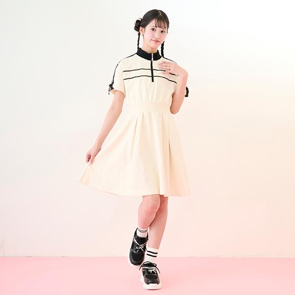 mezzo piano junior新品未使用160cm トラックワンピース mezzo piano Junior（メゾピアノ ジュニア） メゾピアノジュニア(mezzo