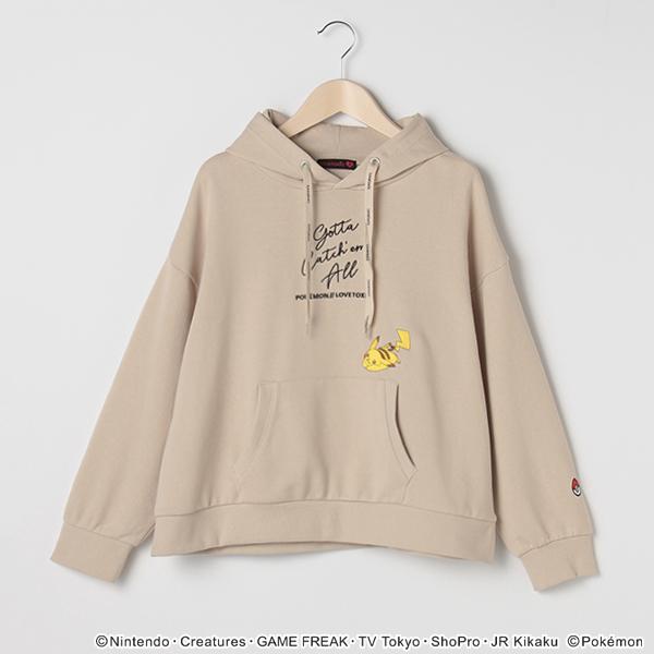 ラブトキシック Lovetoxic ポケモン 裏毛 ワッペンつきパーカー S O 50 Sssl ナルミヤオンラインpaypayモール店 通販 Paypayモール
