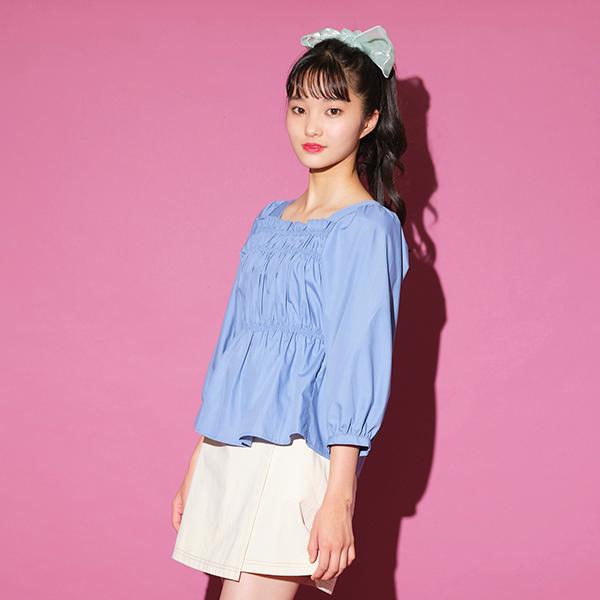 ラブトキシック(Lovetoxic)シャーリング7分袖ブラウス【O_40】【outlet】 :8313240:ナルミヤオンライン店 通販 Lovetoxic * 7分袖 袖フレア