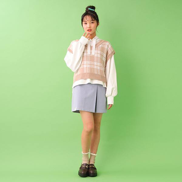 LOVETOXIC ラブトキシック(Lovetoxic)タック台形スカパン 【O_60