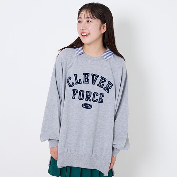 LOVETOXIC ラブトキシック(Lovetoxic)衿2WAY BIGプルオーバー