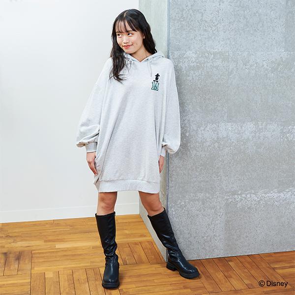 ワンピース lovefoxx タックデザイン幾何柄ワンピース/洗える(ワンピース) | MK MICHEL