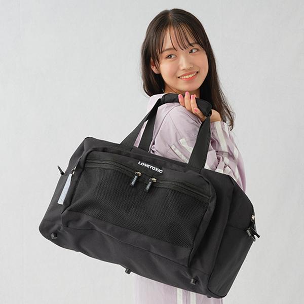 ✾ ルル ✾　ボストン型3way バッグ(L)　ハートキルト ✾ ルル ✾ ボストン型3way バッグ(L) ハートキルト ✾ ルル
