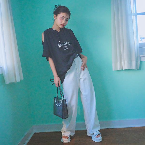 LOVETOXIC ラブトキシック(Lovetoxic)ベルトつきワイドパンツ【O_60