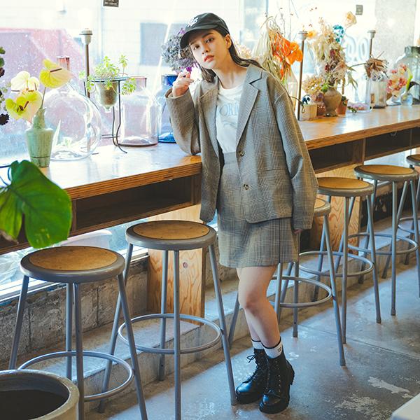 ラブトキシックグレー系チェック スーツ 楽天市場】ラブトキシック(Lovetoxic)【卒服】【セレモニー