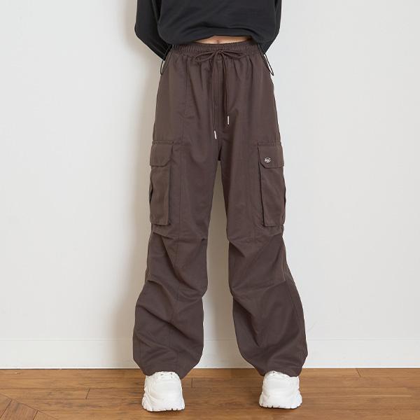 【美品】ダブルアールエル カーゴパンツ ドローコード リップストップ グレー系 LOVETOXIC ラブトキシック(Lovetoxic)【LTXC】ドローコードカーゴ