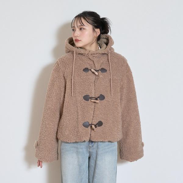 LOVETOXIC ラブトキシック(Lovetoxic)ボアダッフルコート【58％OFF