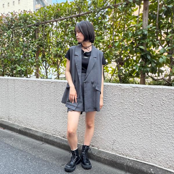 MOI ジレ アイボリー LOVETOXIC ジレSETUP'【60％OFF】【SALE】【O_60】【outlet