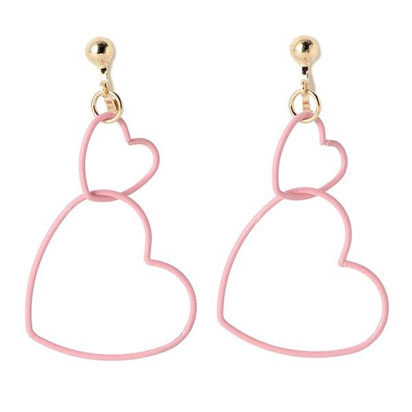 ラブトキシック Lovetoxic 2連ハートフープイヤリング ナルミヤオンラインpaypayモール店 通販 Paypayモール