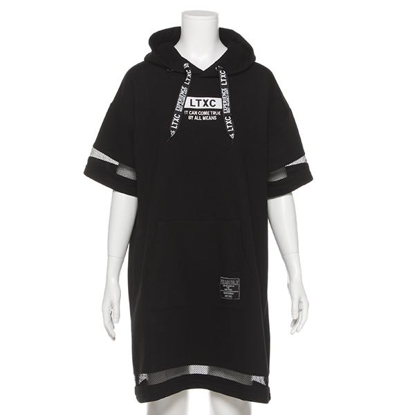 ラブトキシック Lovetoxic 裏毛 バックロゴパーカーワンピース ナルミヤオンラインpaypayモール店 通販 Yahoo ショッピング