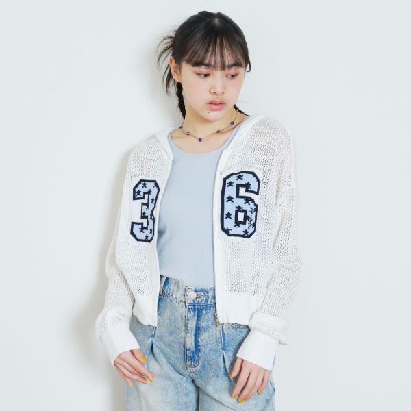 LOVETOXIC ラブトキシック(Lovetoxic)【7days】メッシュニットパーカー