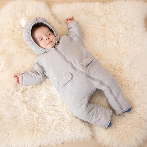 petit main プティマイン(petit main)星柄ジャンプスーツ【O_30