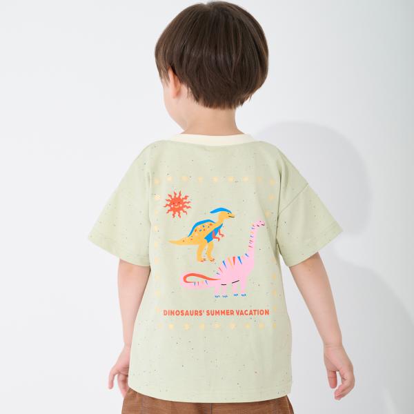 プティマイン(petit main)【接触冷感】ネップグラフィック半袖Tシャツ【67％OFF】【SALE】【O_60】【26SS】【SSSL】【outlet】【ot】