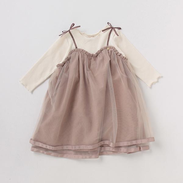 プティマイン Petit Main チュールドッキングワンピース S1218 O 30 Awsl ナルミヤオンラインpaypayモール店 通販 Paypayモール