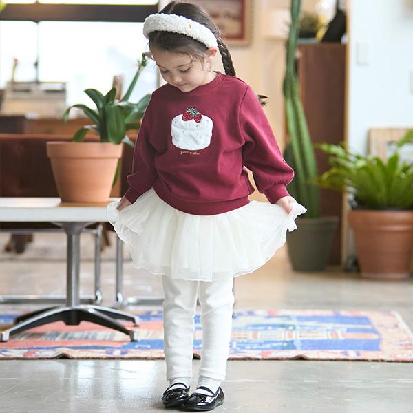 petit main プティマイン(petit main)レギンスつきチュールスカート  