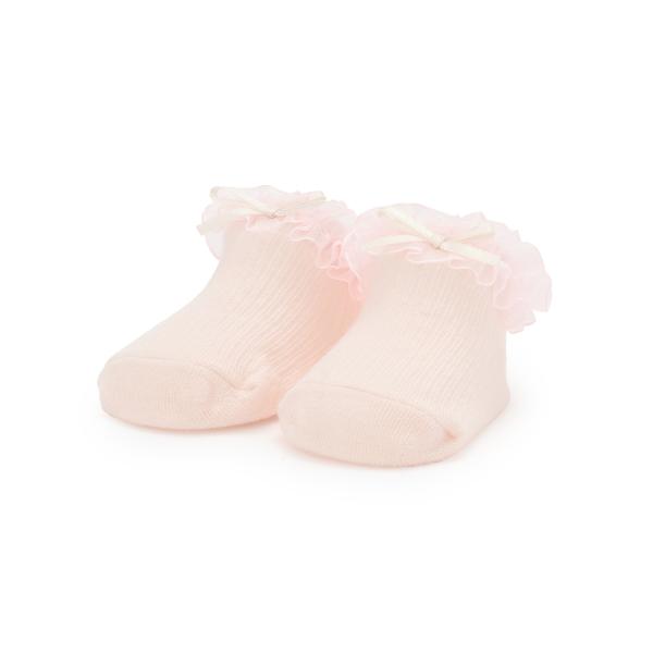 プティマイン(petit main)オーガンジーフリルカップソックス【60％OFF】【SALE】【O_60】【26SS】【SSSL】【outlet】【ot】【20260821】