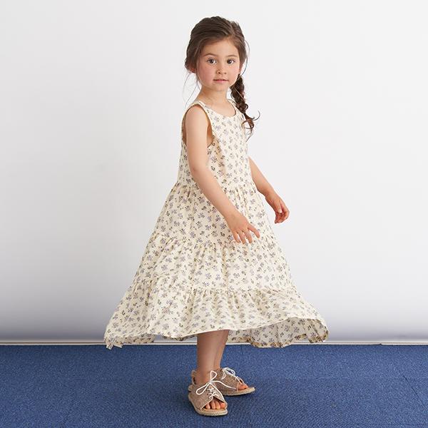ビールーム(bROOM)ロングティアード花柄ワンピース【O_30】【outlet  