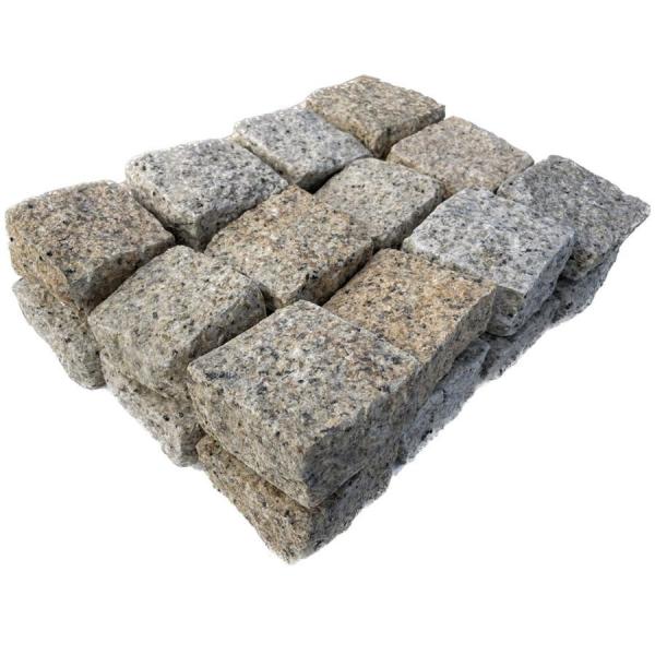 ピンコロ石 半丁 イエロー ホワイト 24個セット (90×90×45mm ピンコロ石 半丁 イエロー ホワイト 24個セット (90×90×45mm