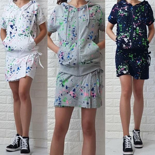 セットアップ レディース ゴルフウェア パーカー 半袖 ショートパンツ K173 Nary 通販 Yahoo ショッピング