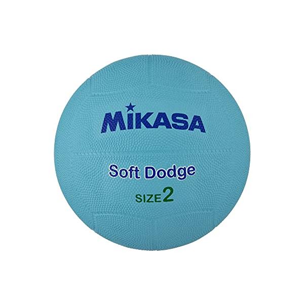 ミカサ(MIKASA) ソフトドッジボール 2号(小学生向け) ブルー STD-2SR-BL 推奨内圧0.15(kgf/?)