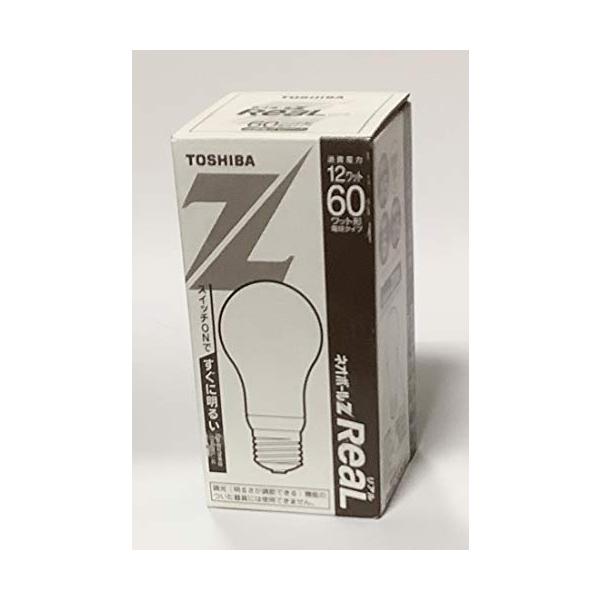 TOSHIBA ネオボールZ ReaL 電球形蛍光ランプ 電球60Wタイプ 電球色