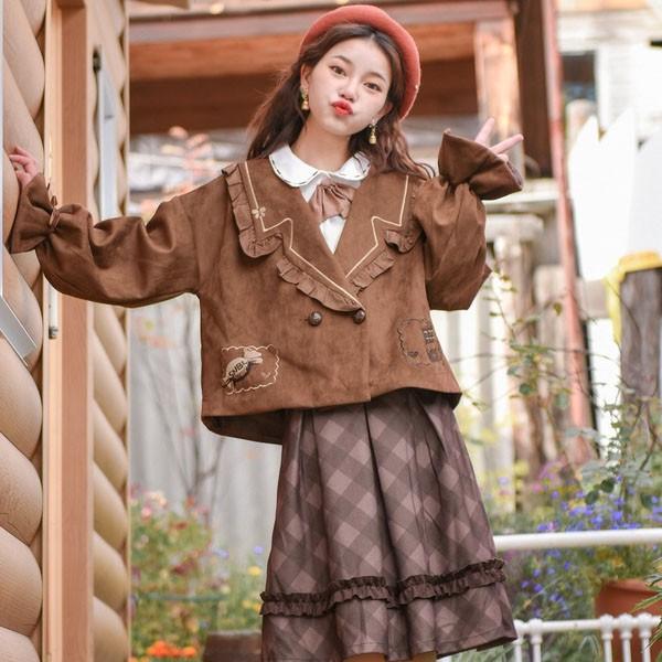 ゆめかわいい クラシカル ロリィタ フリル フリルスイーツガーリーコート Buyee 日本代购平台 产品购物网站大全 Buyee一站式代购 Bot Online