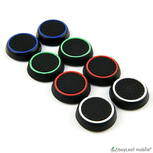 アナログスティック カバー 4色セット コントローラー 互換 保護 部品 ゲーム 周辺機器 アクセサリ