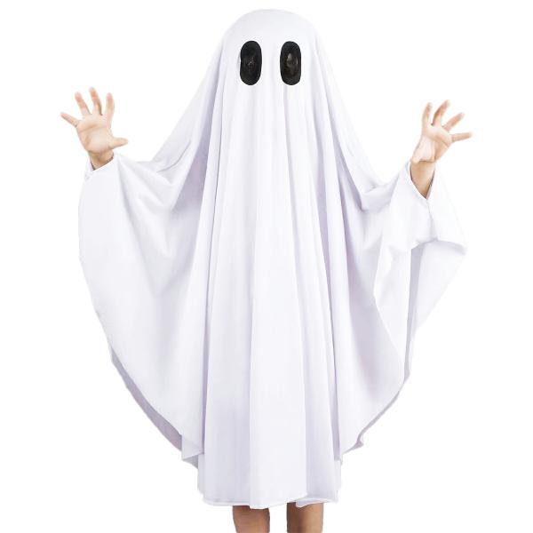 おばけ マント ポンチョ 子供 キッズ コスプレ ハロウィン 仮装 衣装 変装 男の子 女の子 幽霊 ゴースト 可愛い 怖い パーティー 学園祭 お遊戯会