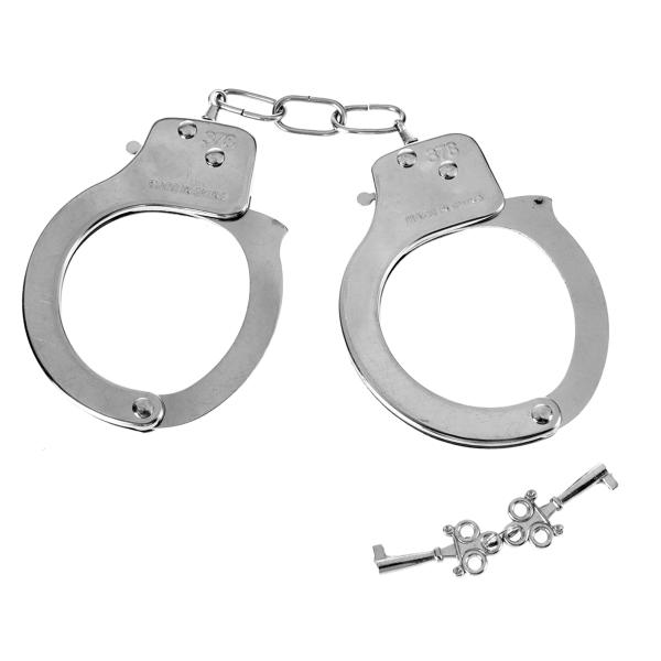 【 商 品 仕 様 】サ　イ　ズ：約260mm×70mm×10mm手 首 周 り：約175mmまでお　も　さ：約43ｇセット内容：手錠、カギ×2個