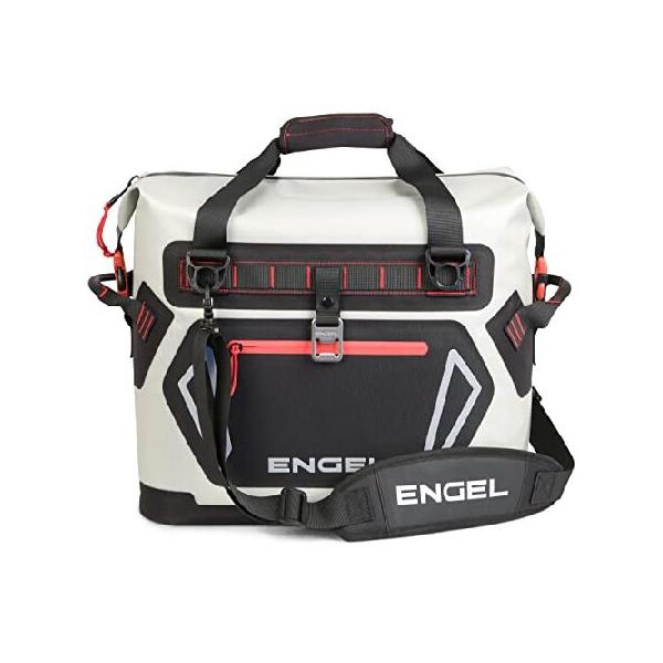 Engel HD20-LG レッド 22クォート 高耐久 ソフトサイド クーラーバッグ ライトグレー/レッド並行輸入品  :B0BJL6YWY9:NASHVILLE STORE 通販 
