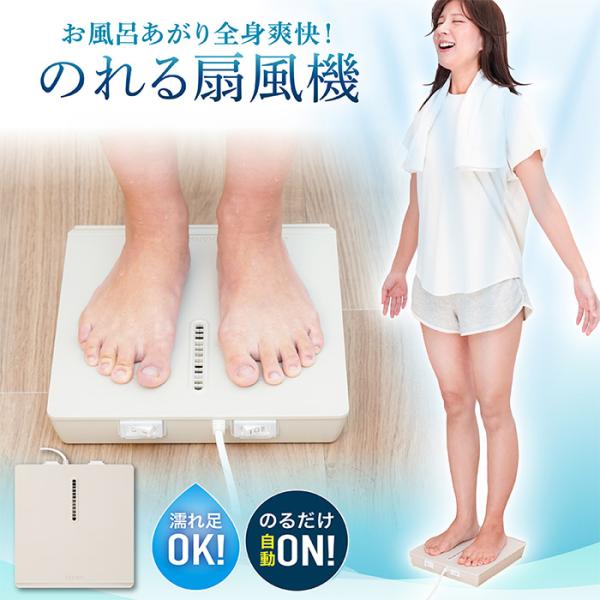 THANKO お風呂あがり全身爽快 乗れる扇風機 noresen2 のれせん2 風量3