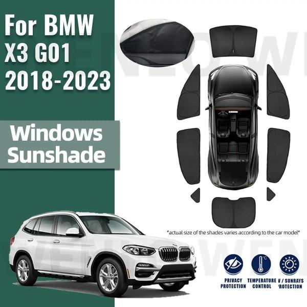 並行輸入品 BMW カバー フロント リア 部品 カスタムパーツ アクセサリー x3 g01 2018-21 2022 2023 ガラス ウィンドウフルサンバイ