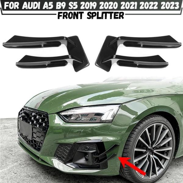 【並行輸入品】アウディ audi s5 フロント キット a5b9スポーツバッククーペカブリオレ 2019 2023バンパー エアベントブレードトリム カスタム