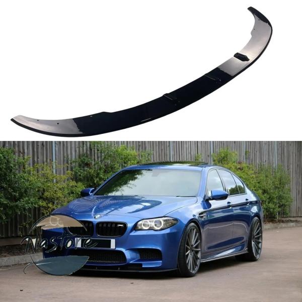【並行輸入品】BMW フロント 部品 カスタムパーツ アクセサリー バンパー 光沢黒リップスポイラー f10 f11 m5 520i 535i 535d xdr
