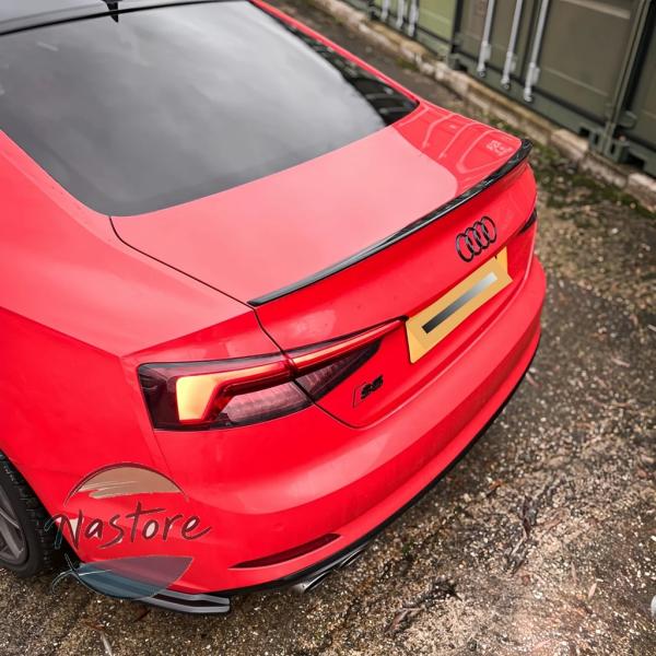並行輸入品 アウディ audi a5 スポイラー リア キット トランク 光沢 s line s5 f5 4ドア スポーツバック 2017 2021 カスタムパ
