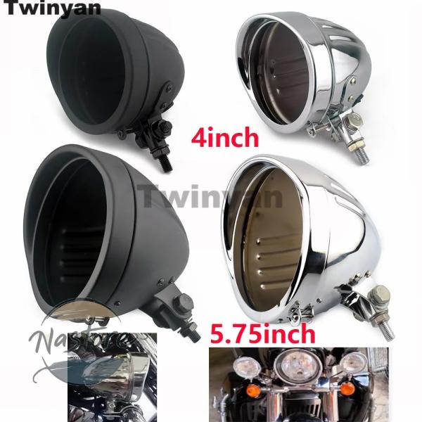 並行輸入品】バイク ヘッドライト ヘッド 5.75インチ 4 インチ