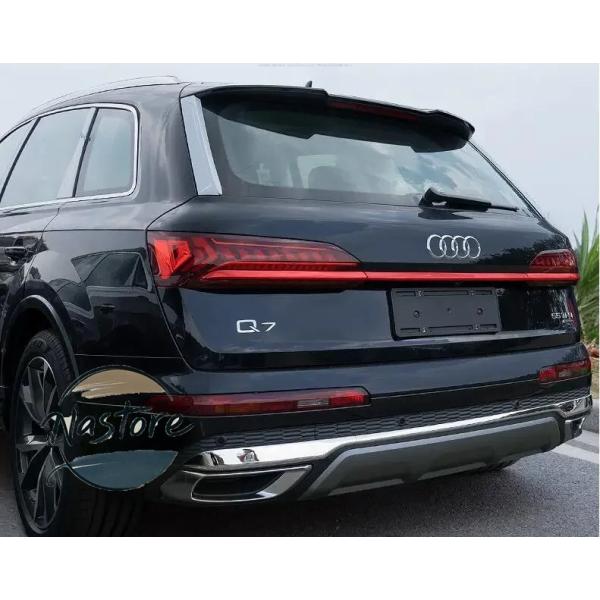 並行輸入品 アウディ audi フロント リア バンパーリッドトリム ブラックシルバー q7 2020 2021 2022 1セットあたり3個 部品 カスタムパ