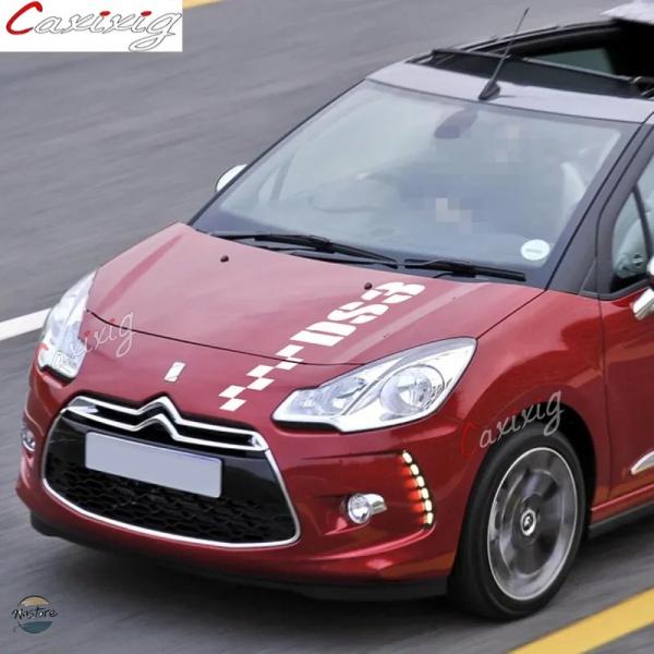 【並行輸入品】DS3 シトロエン カバー エンジン アクセサリー 外装 カスタム 車ボンネット カスタムパーツ パーツ アクセサリー