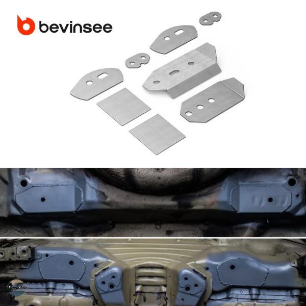 並行輸入品 BMW E46 BEVINSEE 製リアサブフレーム補強プレートキット