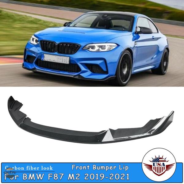 【並行輸入品】BMW f87 フロントバンパー スポイラー リップ m2 コンペティション 2019-21 カスタムパーツ 部品 アクセサリー