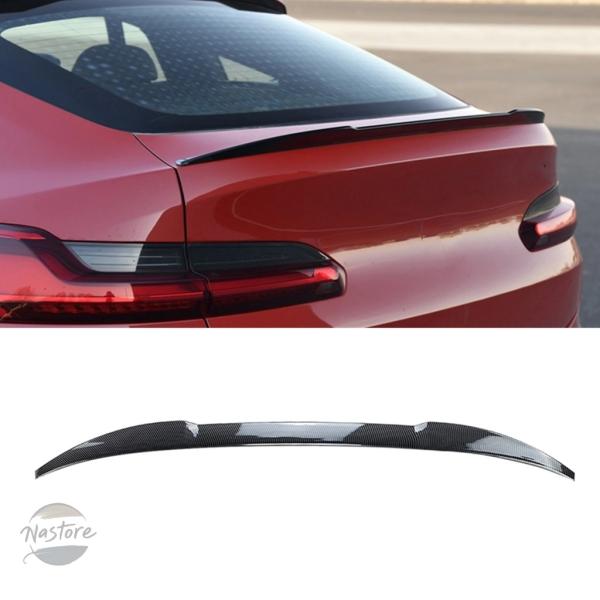 並行輸入品 g02 x4 BMW スポイラー カスタムパーツ アクセサリー カーボン スタイル グロスブラック カーボンファイバー abs リア ウィング
