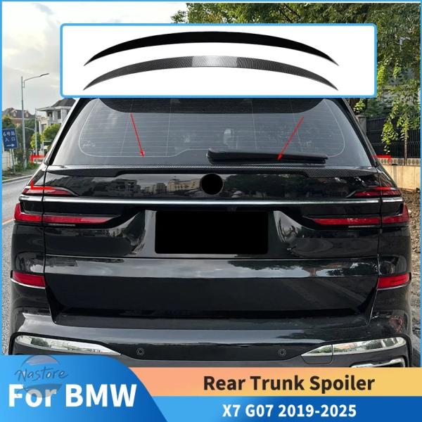 並行輸入品 x7 g07 BMW スポイラー カスタムパーツ アクセサリー グロスブラック リア ミドル ルーフ ウィング カー スタイリング