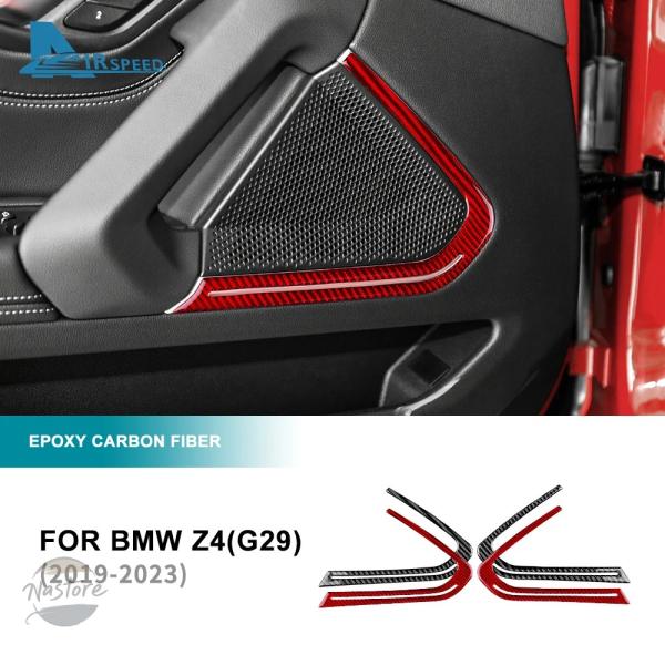 並行輸入品 g29 z4 BMW カーカバー カスタムパーツ アクセサリー ステッカー カーボン リア カーボンファイバー カー ドアスピー オーディオフレーム