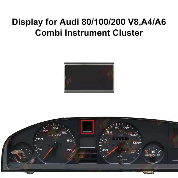 並行輸入品 v8 a4 a6 アウディ ダッシュボード カスタムパーツ アクセサリー コンビ lcd ディスプレイ インストルメントスピードメーター